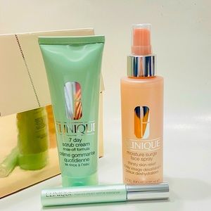 Clinique 3 piece makeup skin care bundle